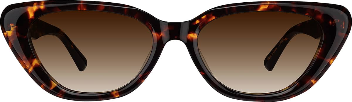 Cat-Eye Sunglasses in Tortoiseshell