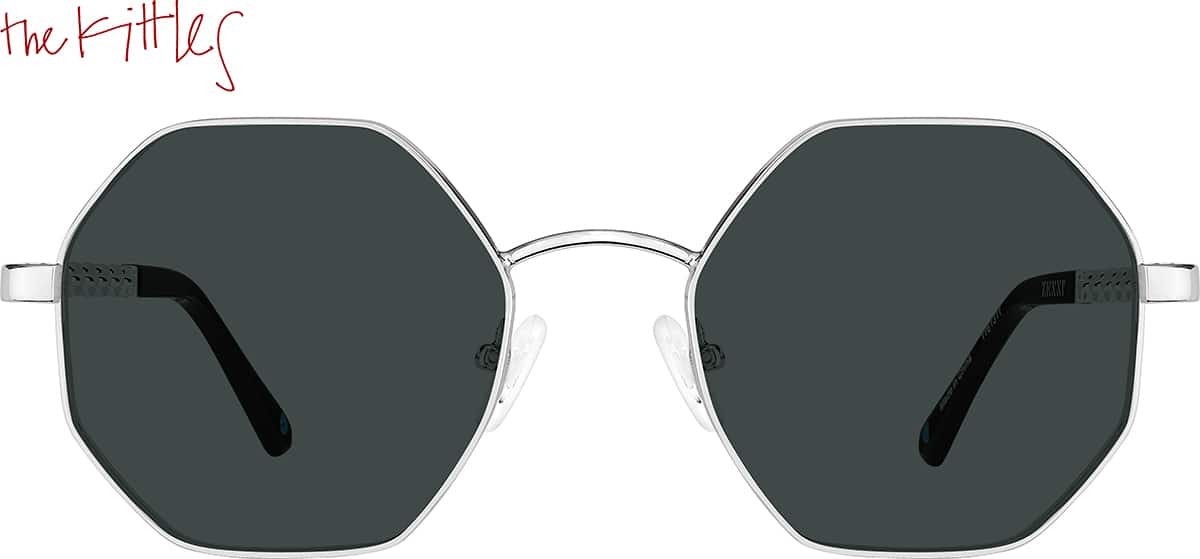 Hat Trick Glasses in Silver
