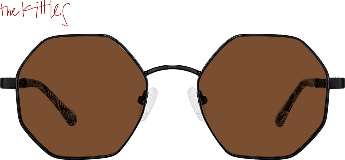 Hat Trick Glasses in Black