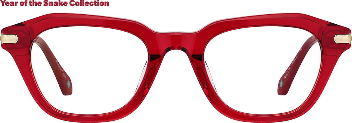 Serene Allure Glasses in Red